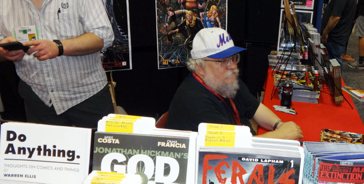 George RR Martin Comic Con 2014